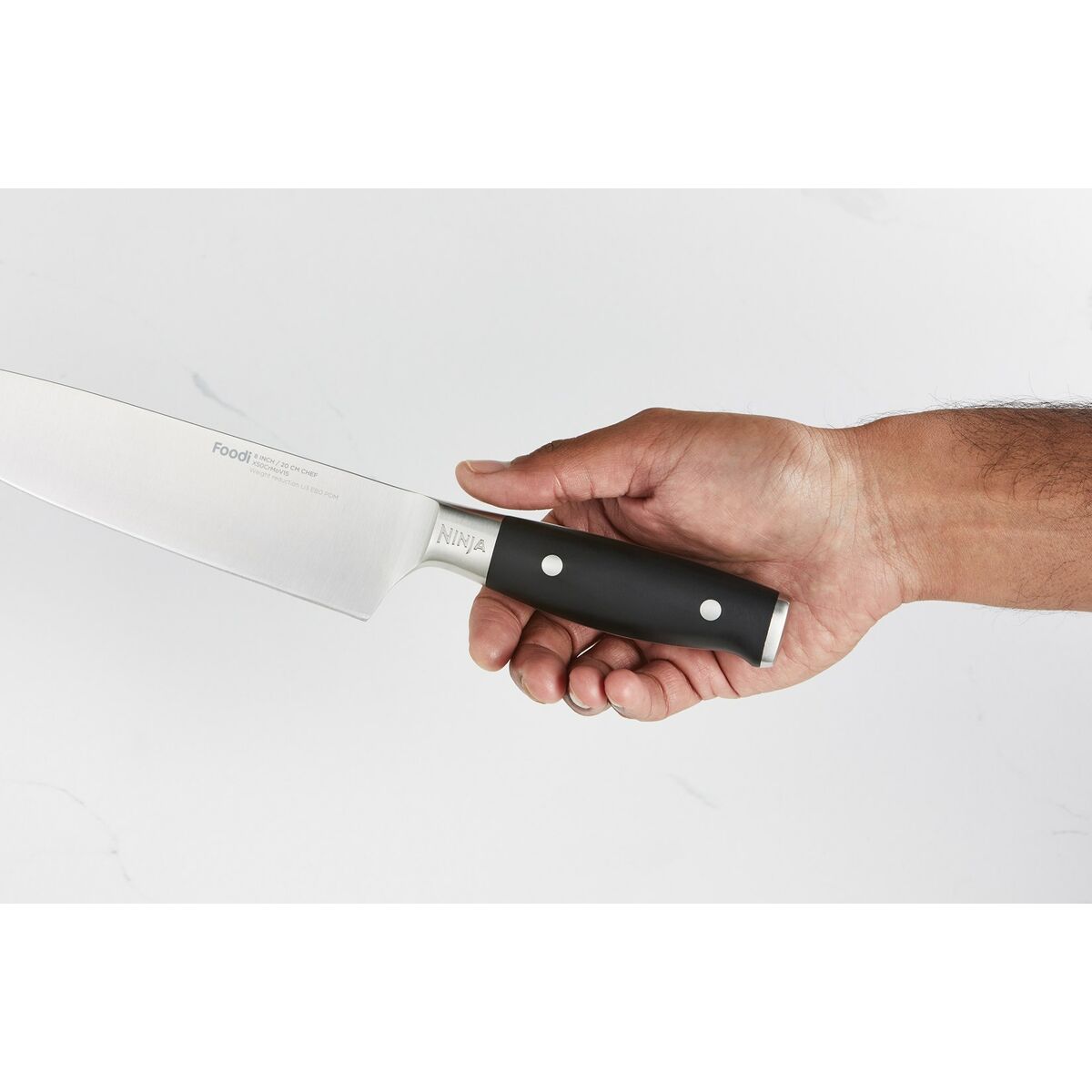 Set de Cuchillos NINJA K32006EU Negro Plateado Acero Inoxidable
