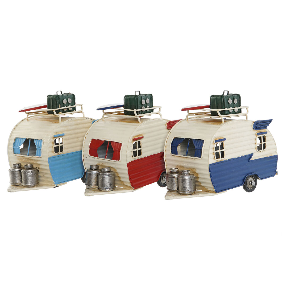 Figura Decorativa Home ESPRIT 32 x 8,5 x 13 cm (3 Unidades)