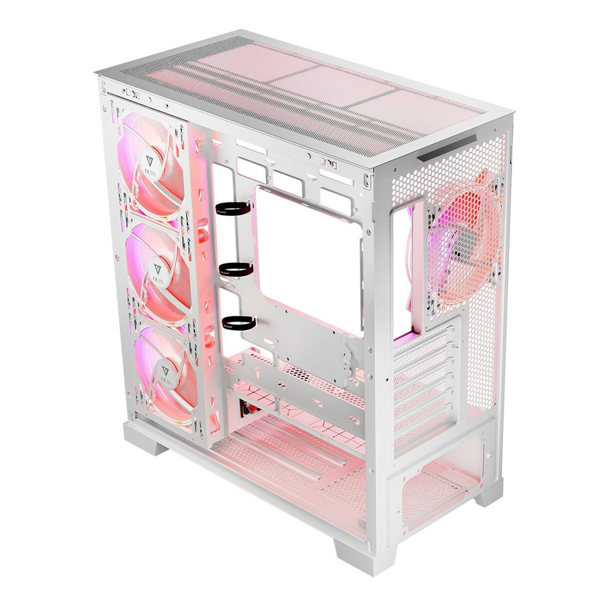 Caja Semitorre ATX Modecom Volcano SPACE APEX ARGB Blanco