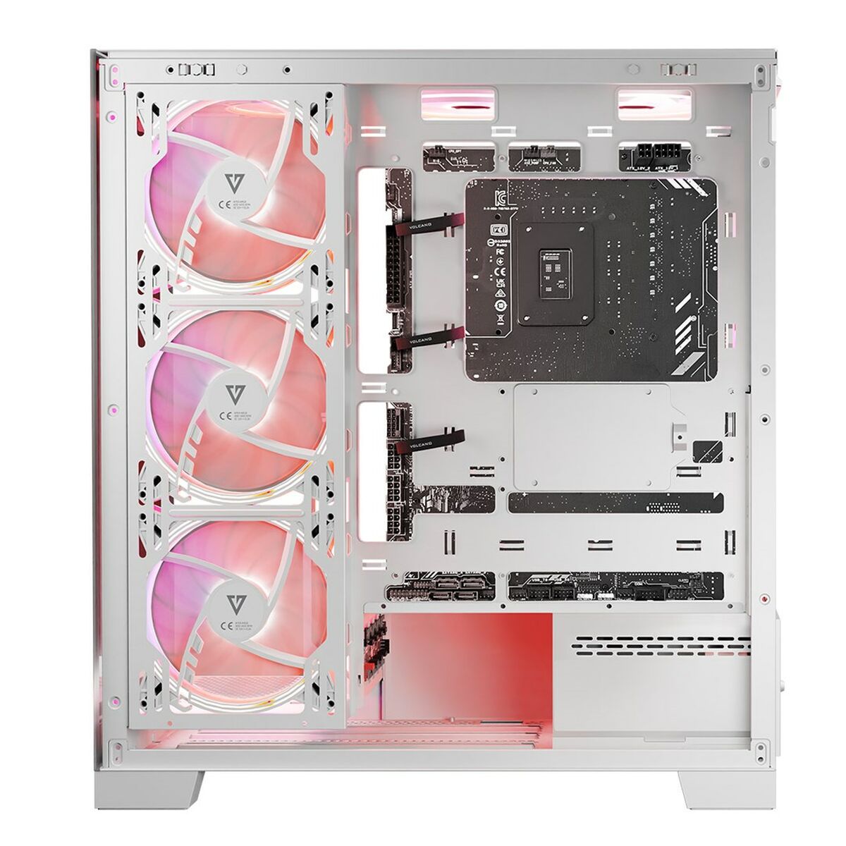 Caja Semitorre ATX Modecom Volcano SPACE APEX ARGB Blanco