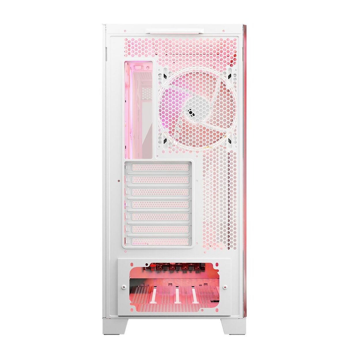 Caja Semitorre ATX Modecom Volcano SPACE APEX ARGB Blanco