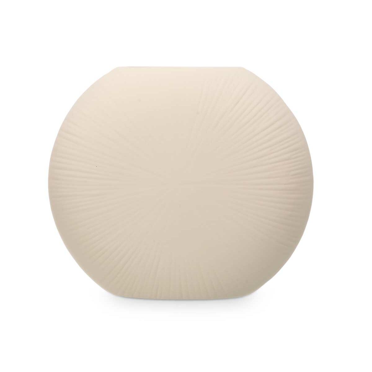 Jarrón Gift Decor Beige Cerámica Circular 29 x 26 x 11 cm (4 Unidades)