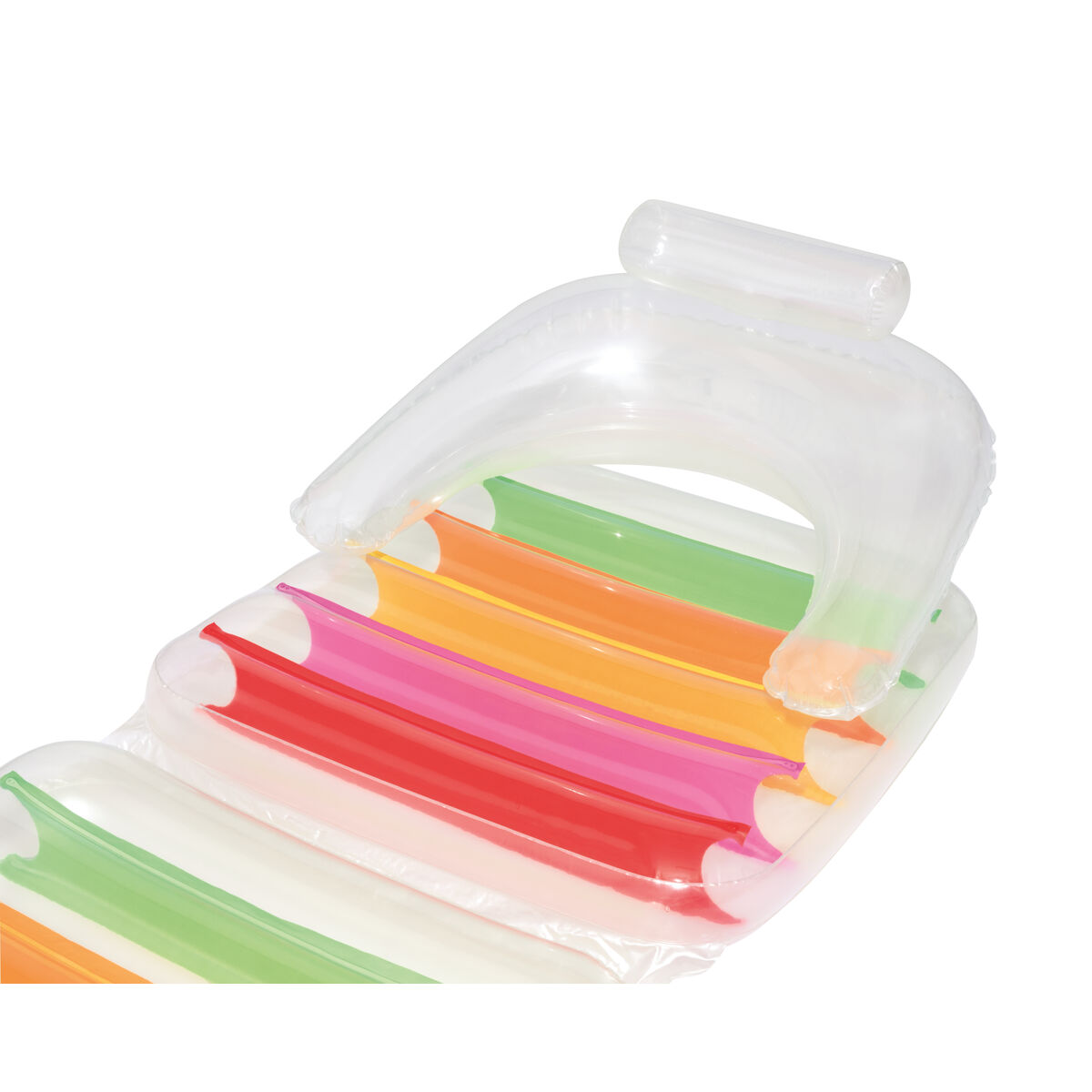 Bestway Sillon Hinchable Plegable Arcoirirs 201x89 cm Playa y Piscina 43023