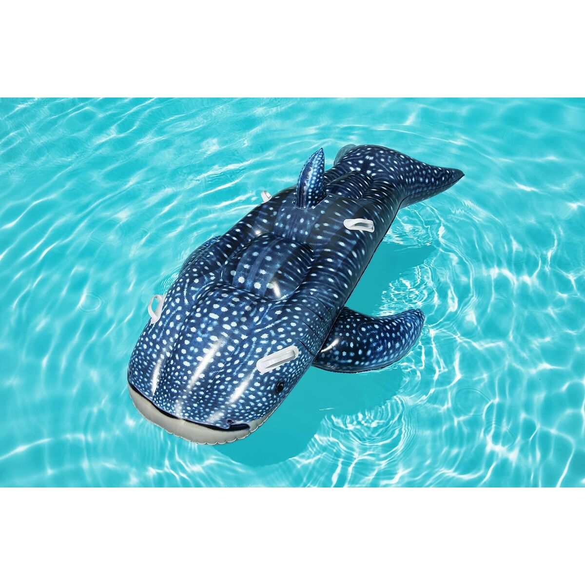 Bestway Figura Hinchable Tiburon Ballena con Asas 193x122 cm +3 Años Playa y Piscina 41482