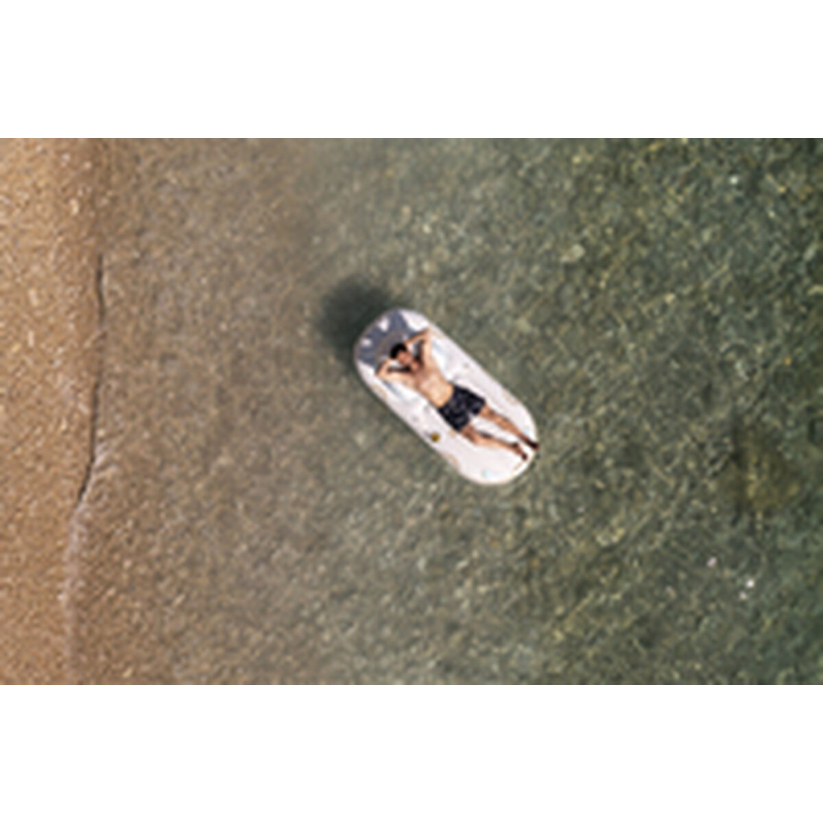 Bestway Colchoneta Hinchable Curcero con Respaldo y Asas 228x108 cm Playa y Piscina 43651