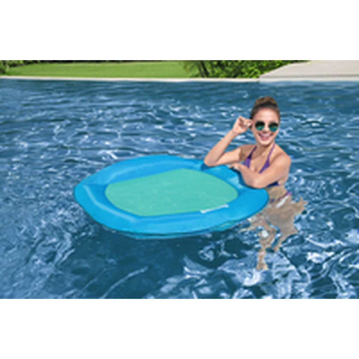 Bestway Colchoneta Hinchable Flex' n Fold 106x95 cm Playa y Piscina 43551