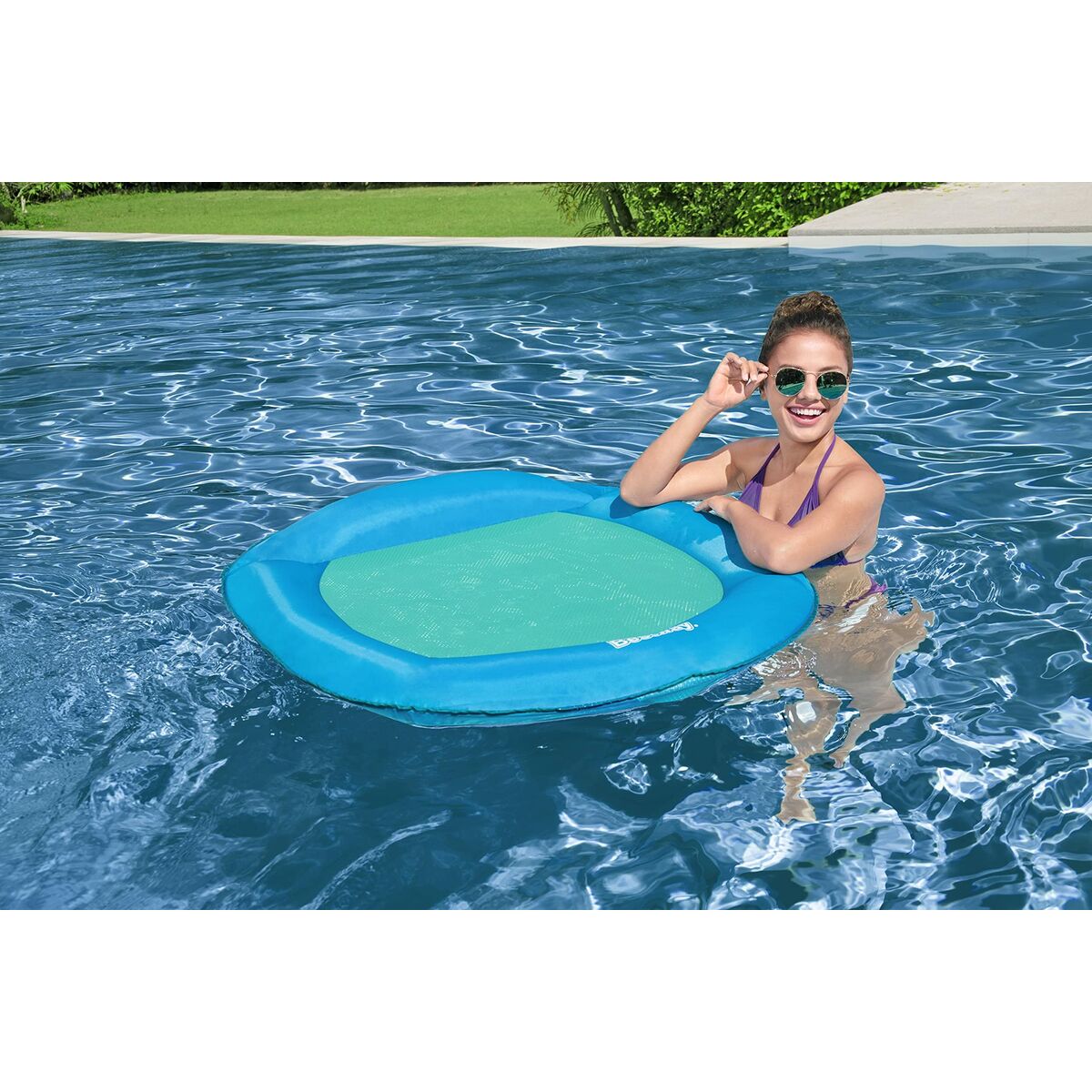 Bestway Colchoneta Hinchable Flex' n Fold 106x95 cm Playa y Piscina 43551