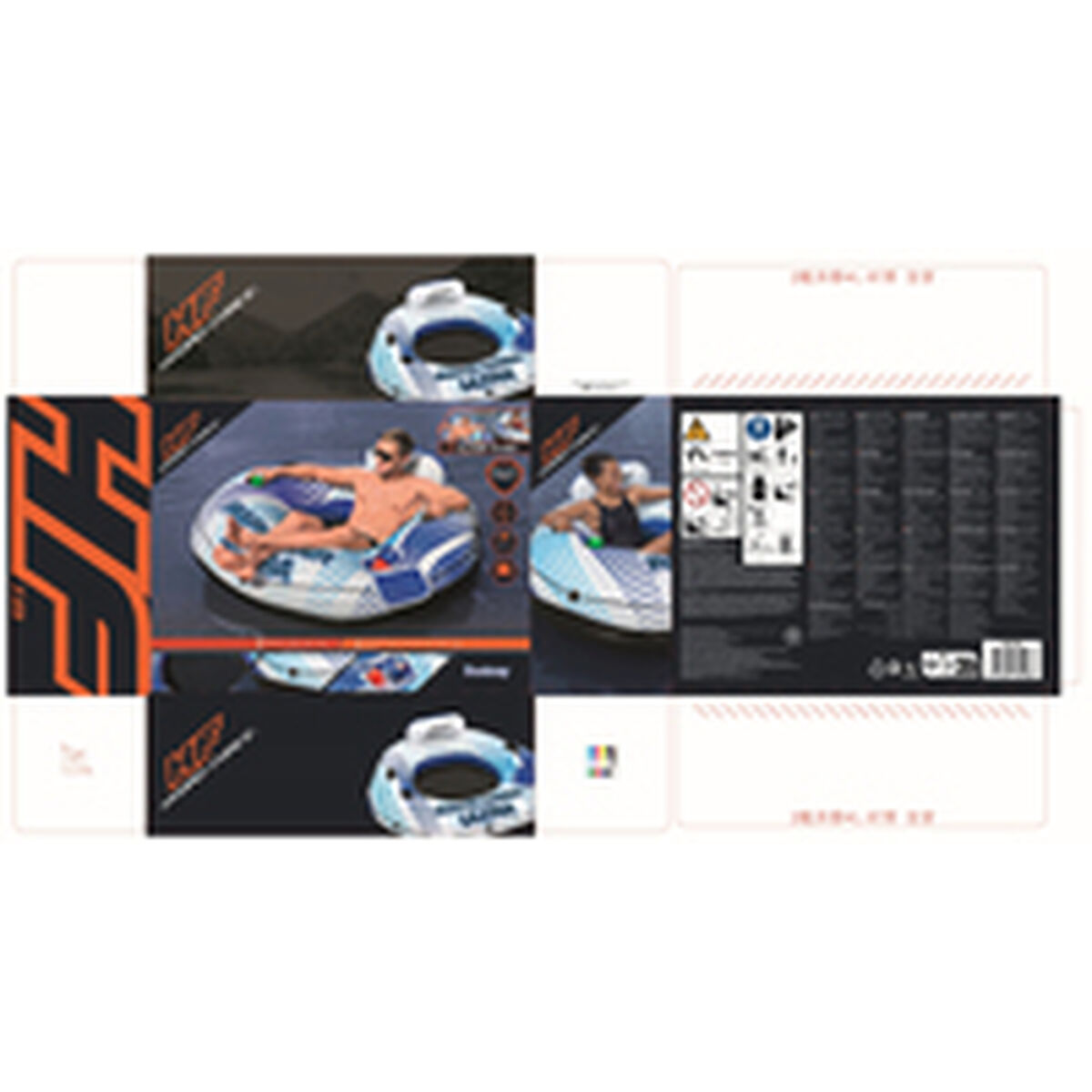 Bestway Rueda Hinchable con Asas Rapid Rider con Enfriador 165x148 cm Playa y Piscina 43726