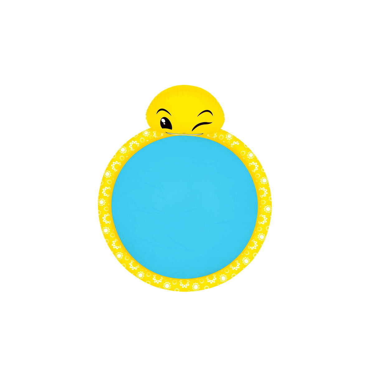 Bestway Piscina Hinchable Infantil Chorro Sonrisa 165x144x69 cm +2 Años Jardin 53081