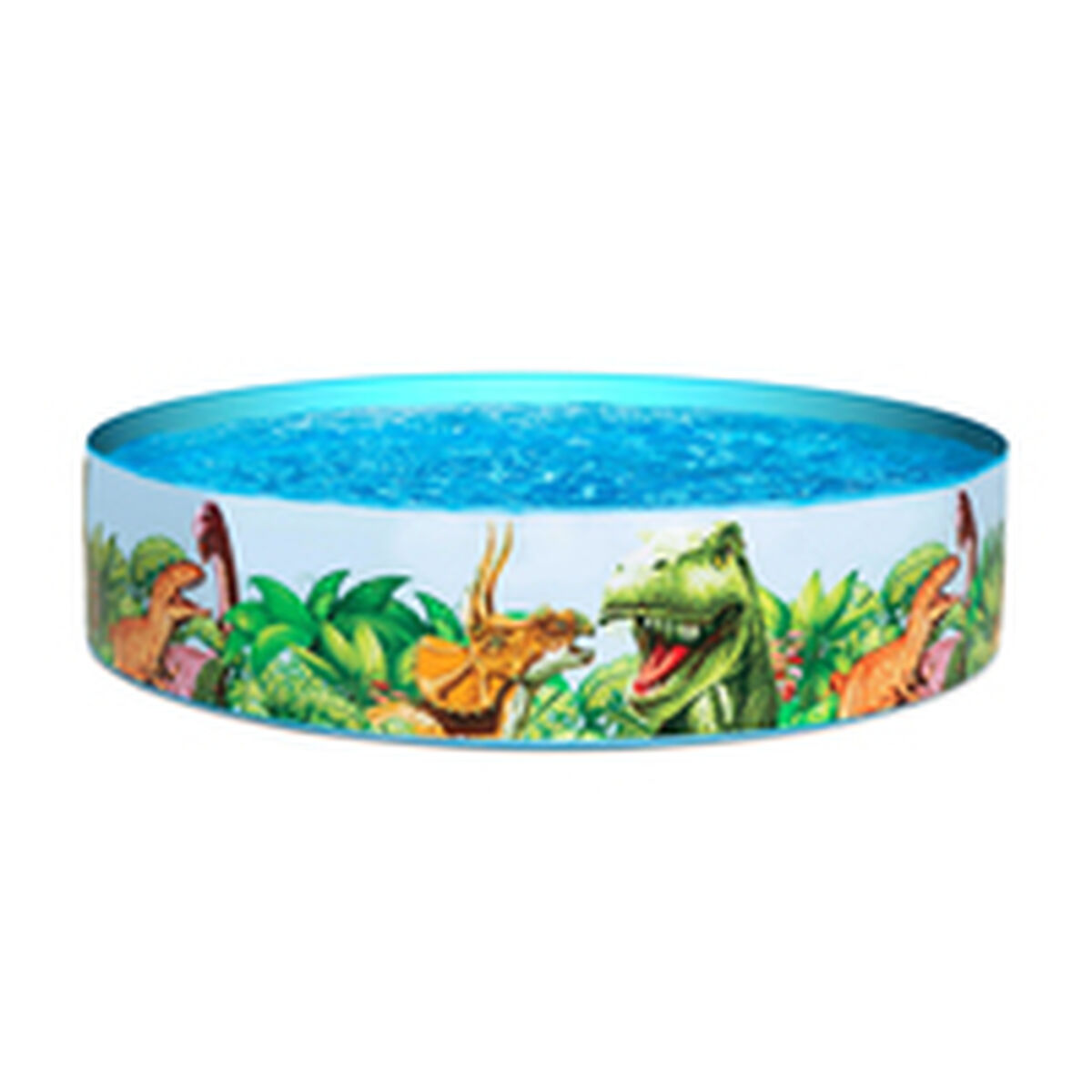 Bestway Piscina Rigida Infantil PVC Dinosaurios 244x46 cm +3 Años Jardin 55001