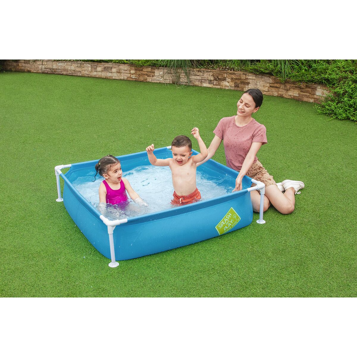Bestway Piscina Rigida Infantil 122x122x30,5 cm +2 Años Jardin 56217