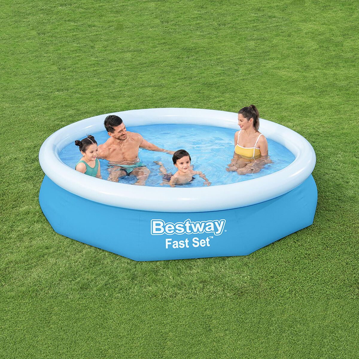 Bestway Piscina Hinchable Adulto Aro 305x66 cm Jardin 57456