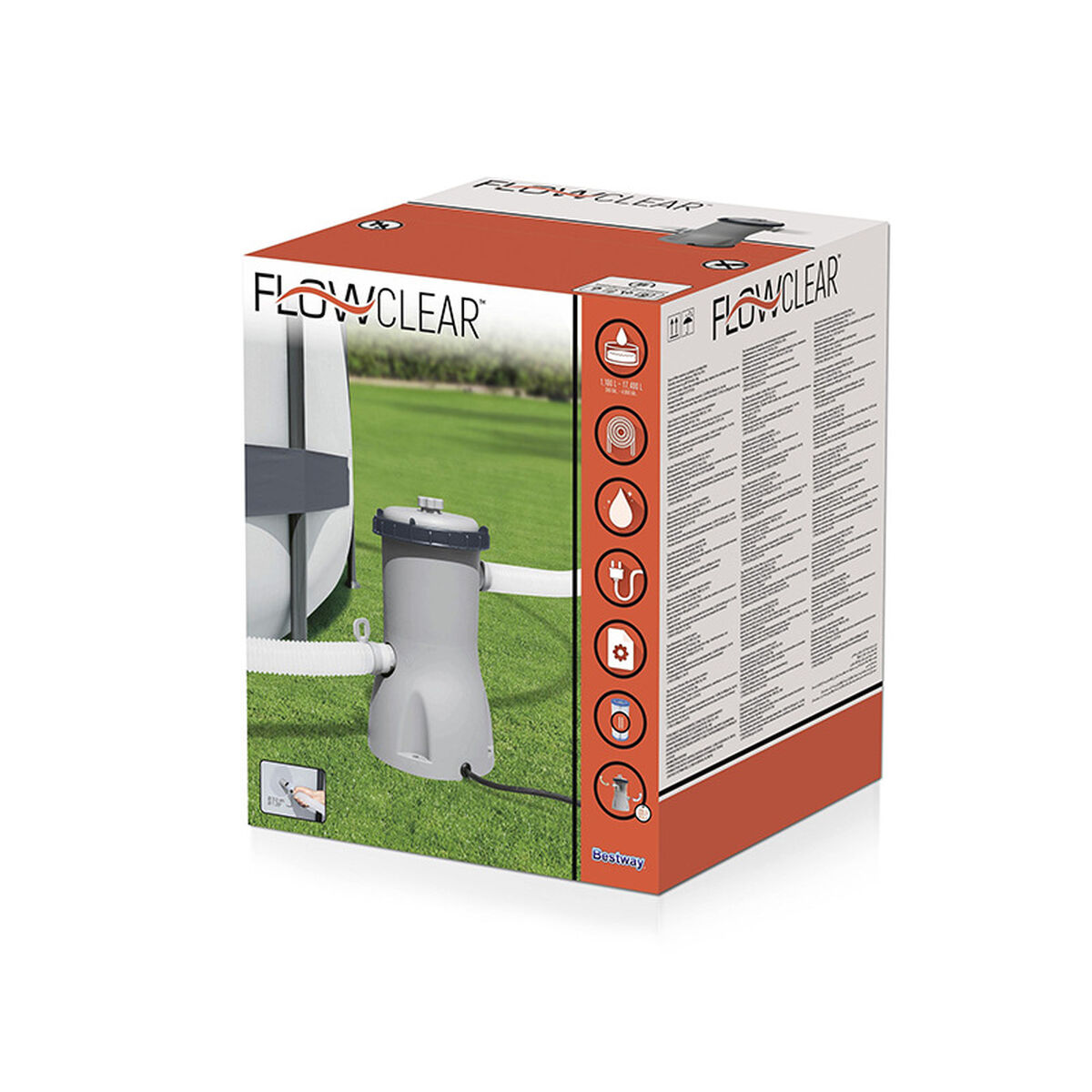 Bestway Depurador de Piscina 3028 Litros/Hora Jardin 58386