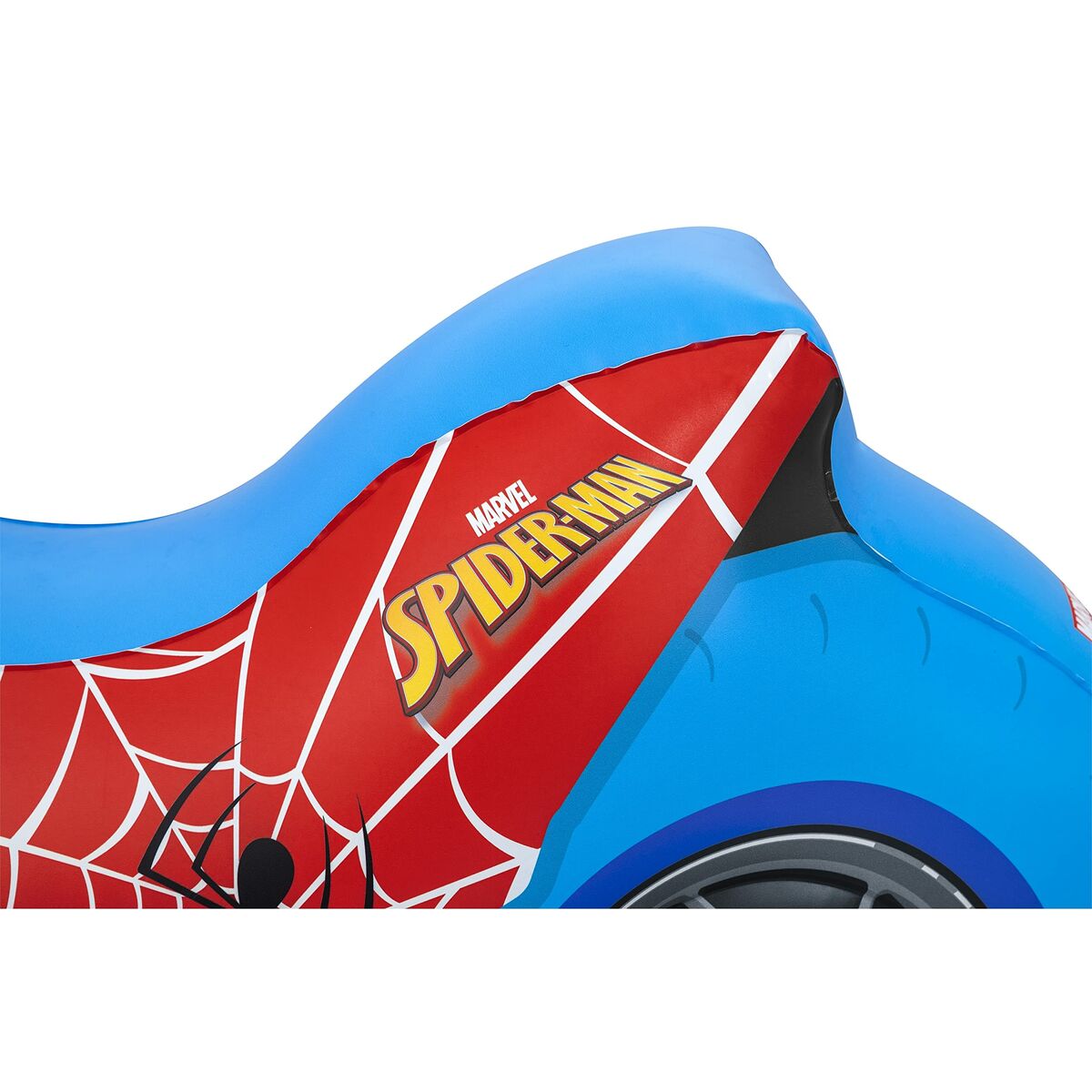 Bestway Figura Hinchable Moto Spiderman 170x84 cm +3 Años Playa y Piscina 98794