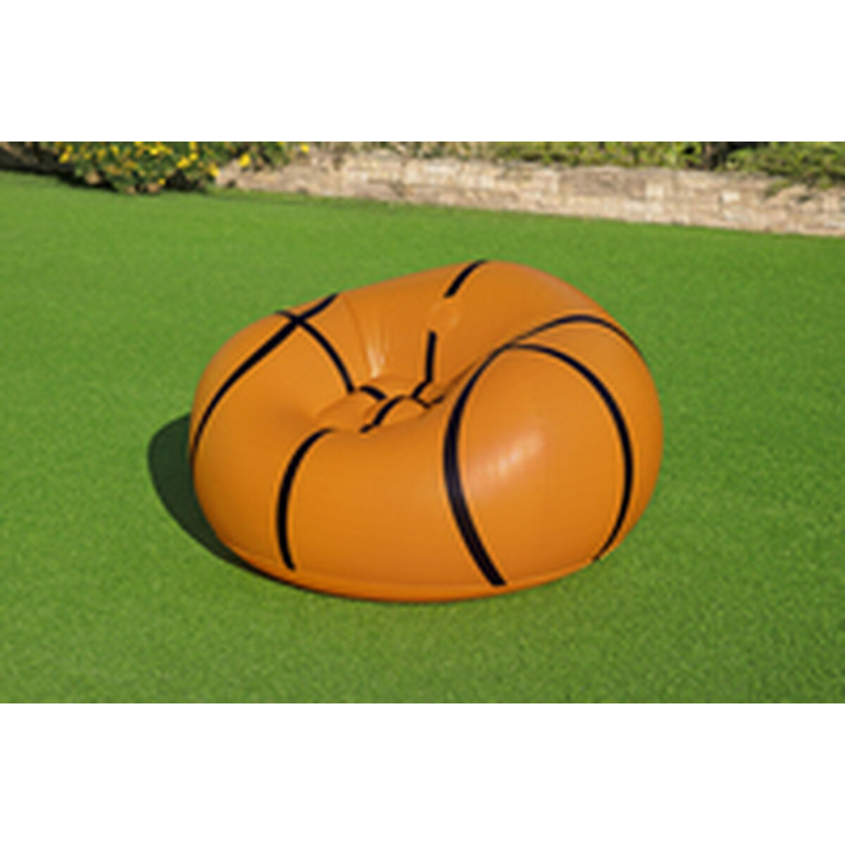 Bestway Sillon Hinchable Gigante Baloncesto 114x112x66 cm +6 Años Interior y Jardin 75103