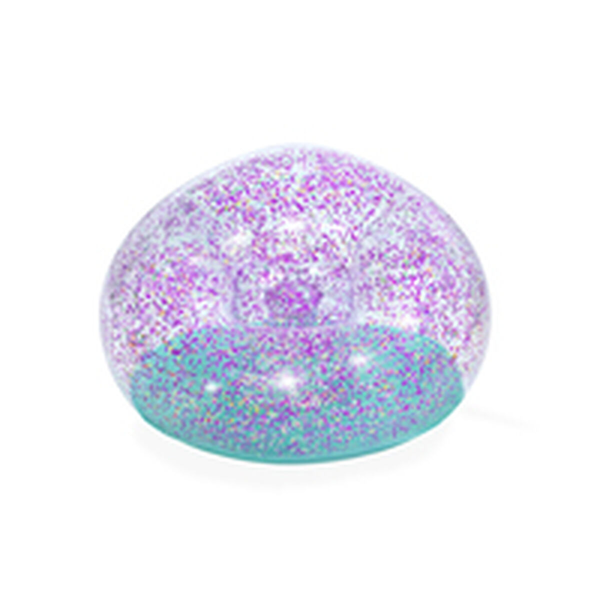 Bestway Sillon Hinchable Gigante Purpurina 114x112x66 cm +6 Años Interior y Jardin 75115