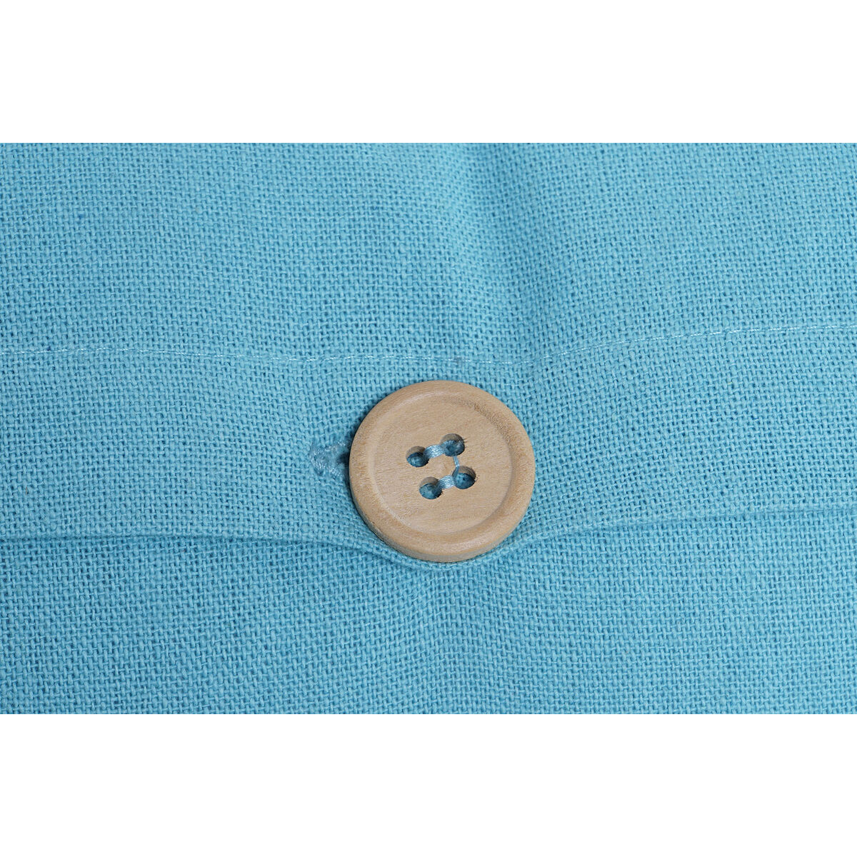 Cojín Home ESPRIT Azul Blanco Azul cielo Mediterráneo 50 x 15 x 30 cm (3 Unidades)