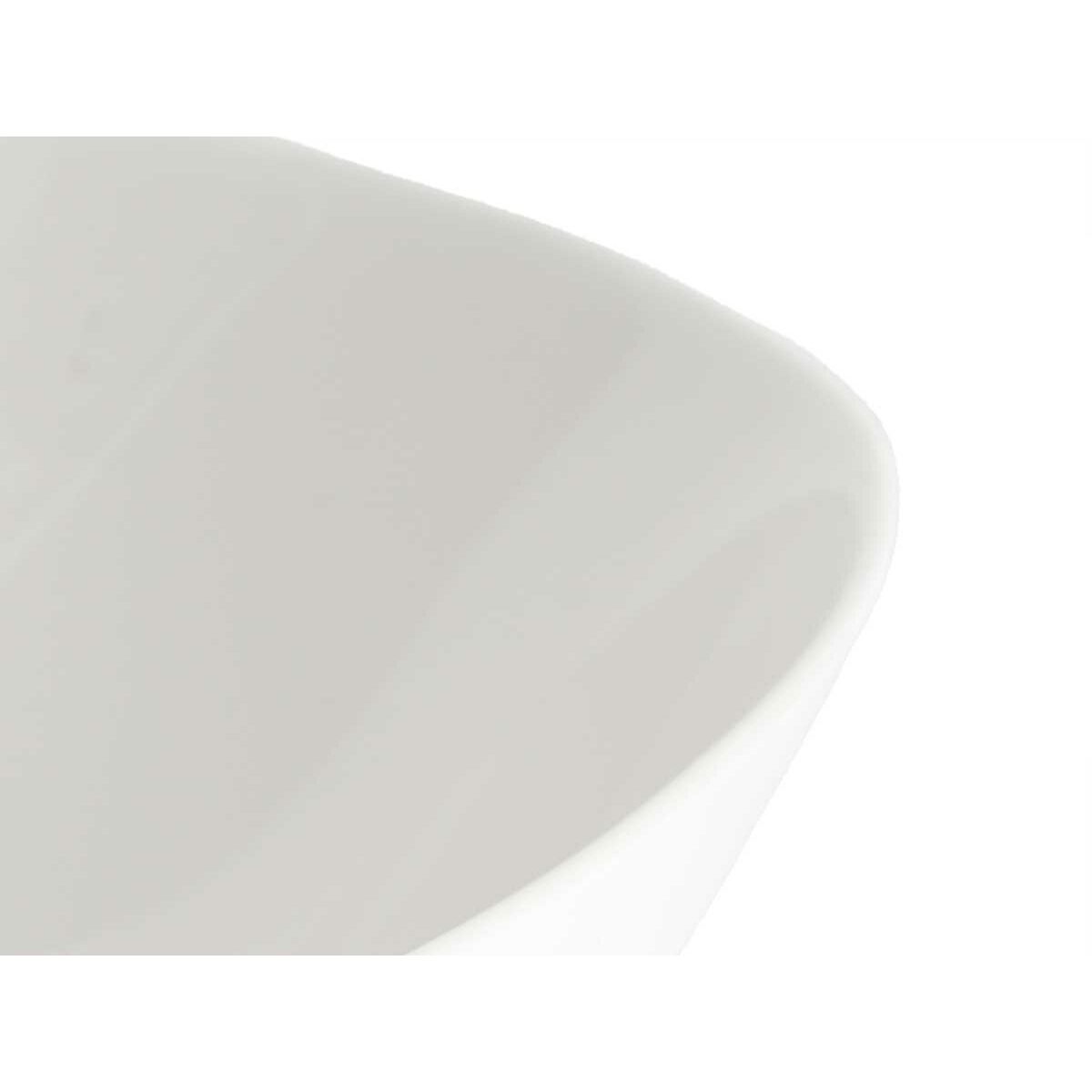 Fuente de Cocina Vivalto Blanco Vidrio opalino Cuadrado 21,5 x 7 x 21,5 cm (24 Unidades)