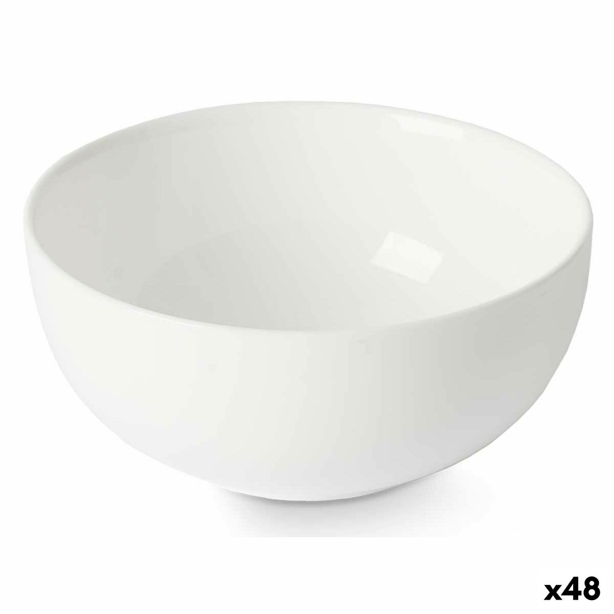 Cuenco Vivalto Blanco Vidrio opalino 13 x 6 x 13 cm (48 Unidades)