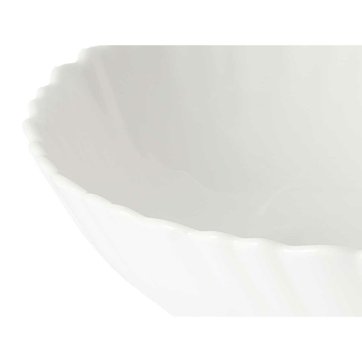 Fuente de Cocina Vivalto Blanco Vidrio opalino 17,5 x 5,5 x 17,5 cm (24 Unidades)