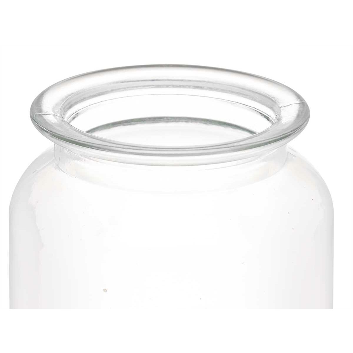 Tarro Vivalto Transparente 600 ml Con Tapa (12 Unidades)