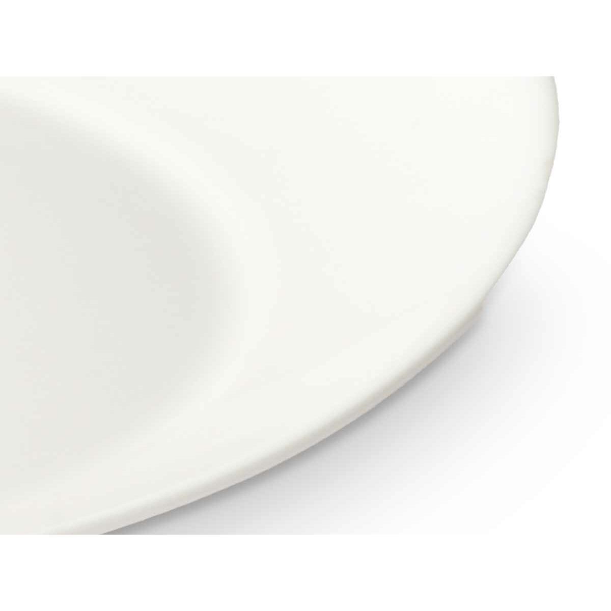 Plato Llano Vivalto Blanco Vidrio opalino 30,5 x 3 x 26 cm (18 Unidades)