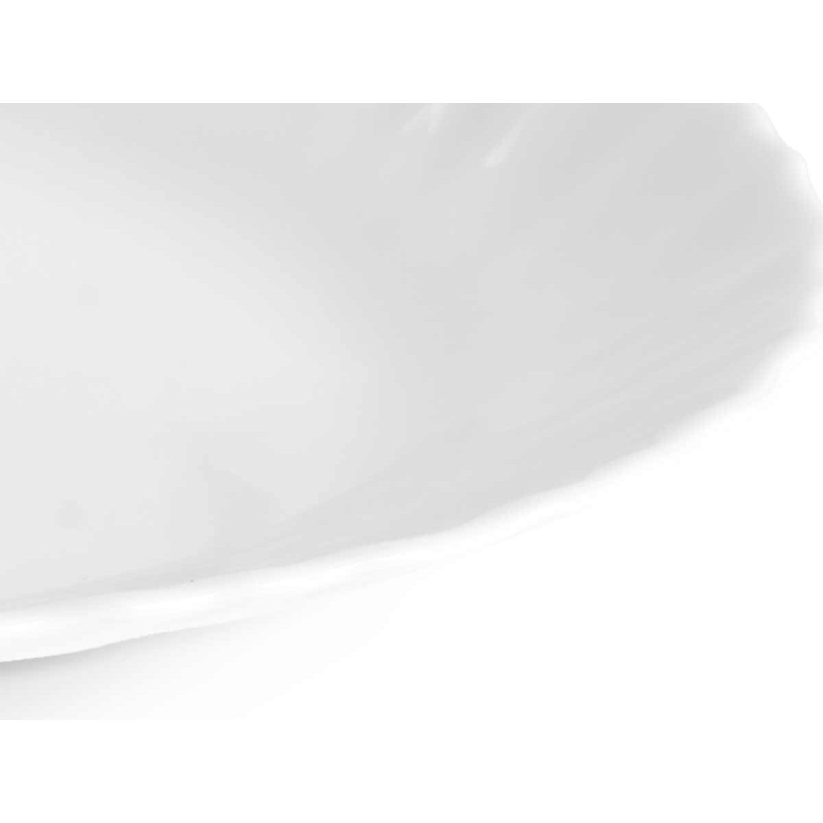Fuente de Cocina Vivalto Blanco Vidrio opalino 25 x 2 x 19 cm (24 Unidades)