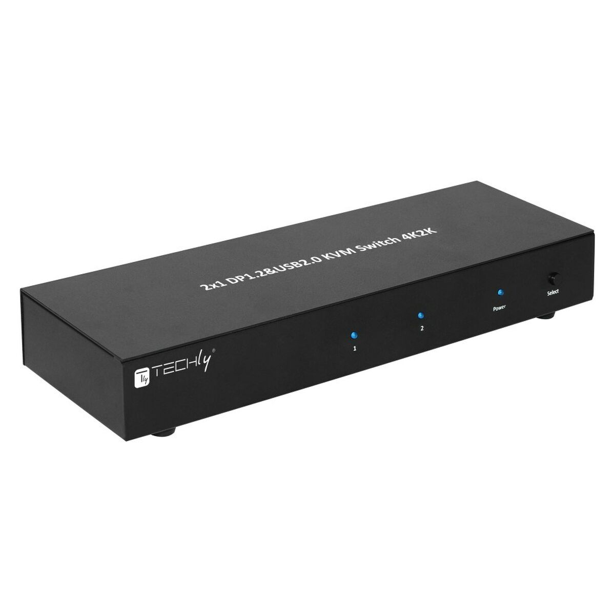 Switch KVM Techly DP-KVM2
