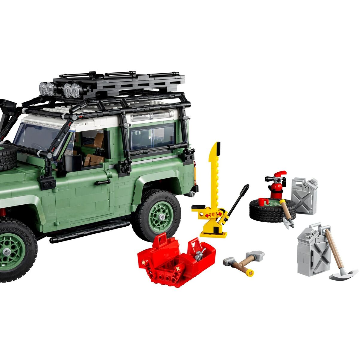 Juego de Construcción Lego LAND ROVER CLASSIC DEFENDER 90 Negro 2336 Piezas