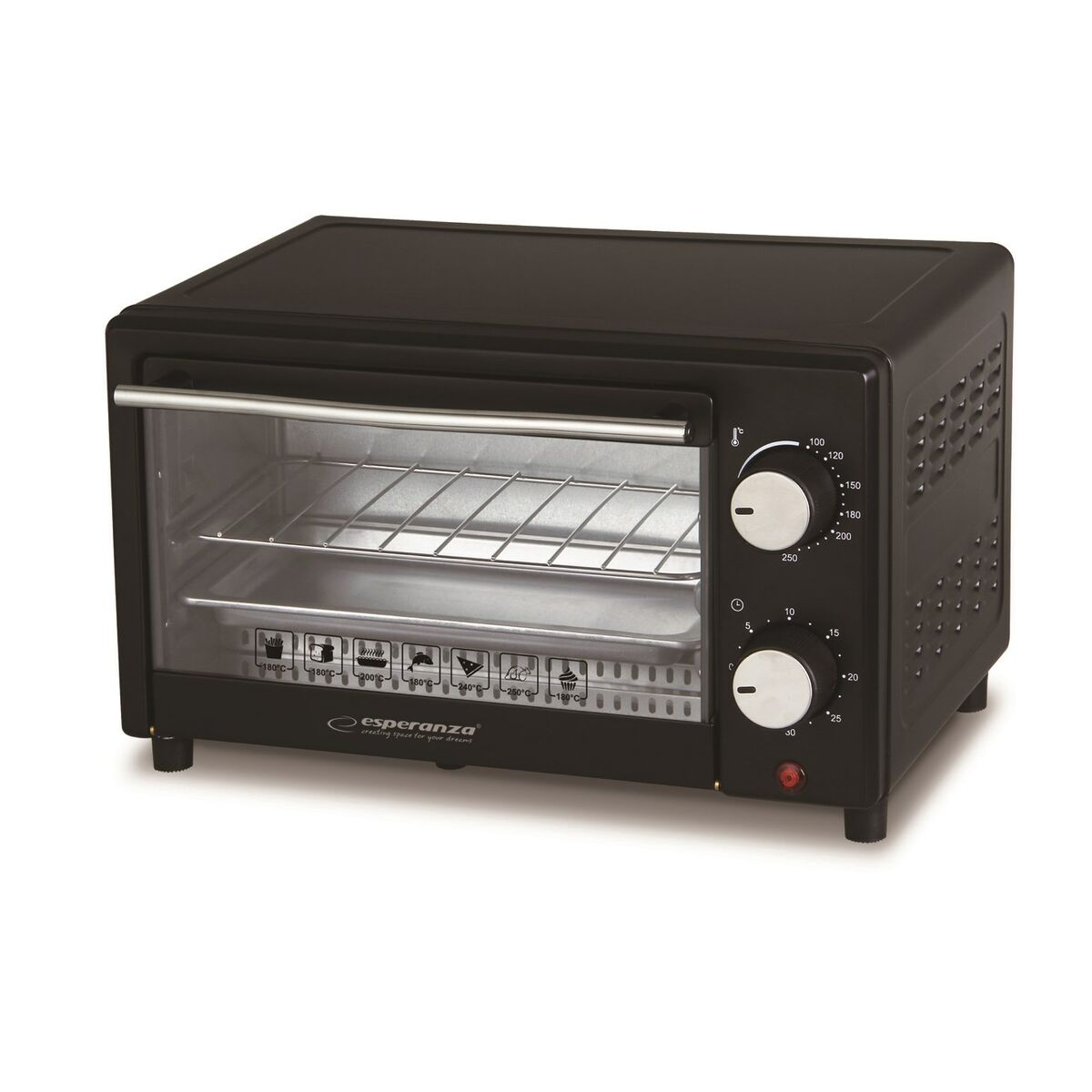 Mini Horno Eléctrico Esperanza EKO007 10 L
