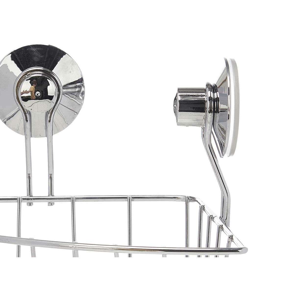 Soporte de Ducha Berilo Metal Acero ABS 25 x 18,5 x 18 cm (12 Unidades)