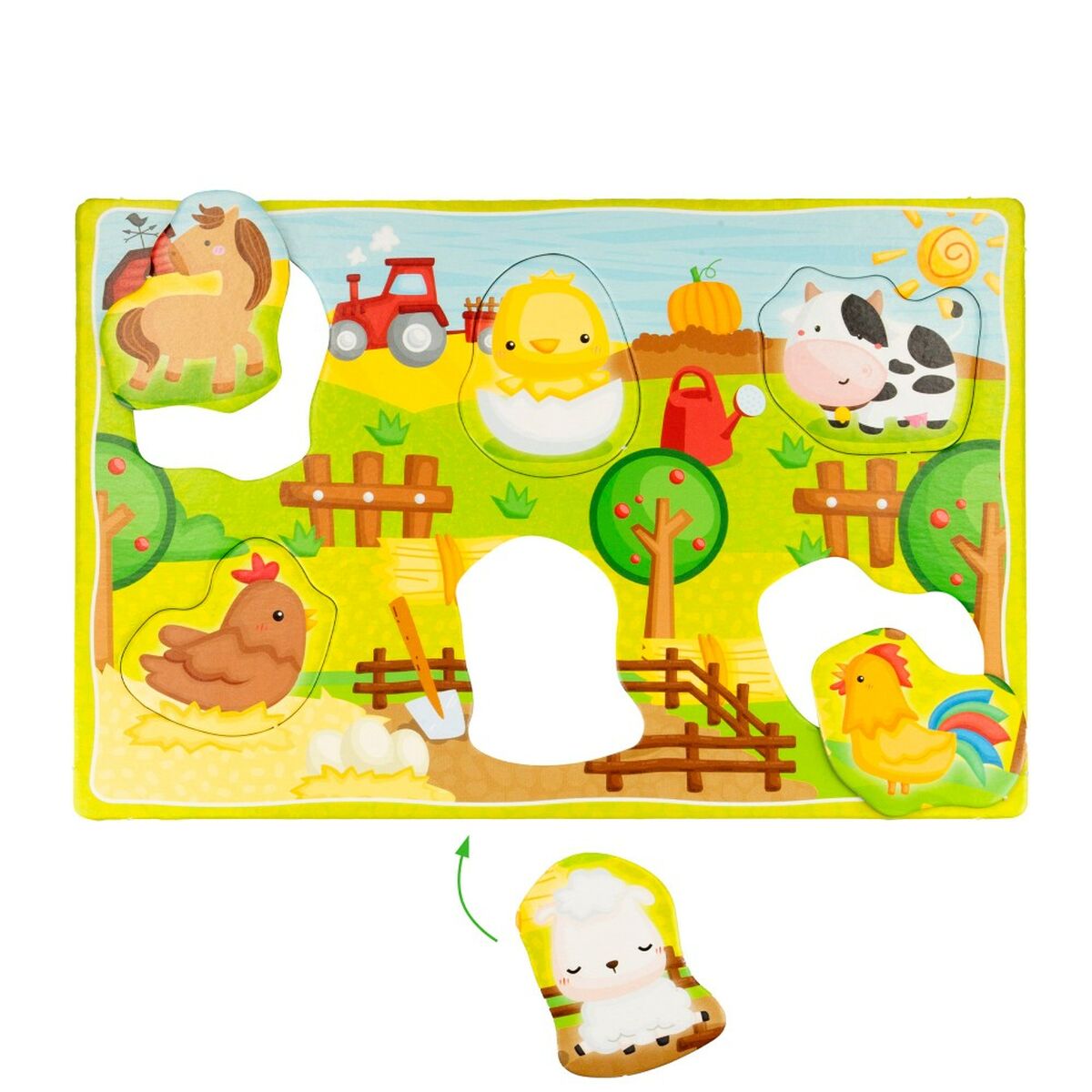 Juego Educativo Lisciani Giochi 26 x 6 x 26 cm Animales Método Montessori 67 Piezas (6 Unidades)