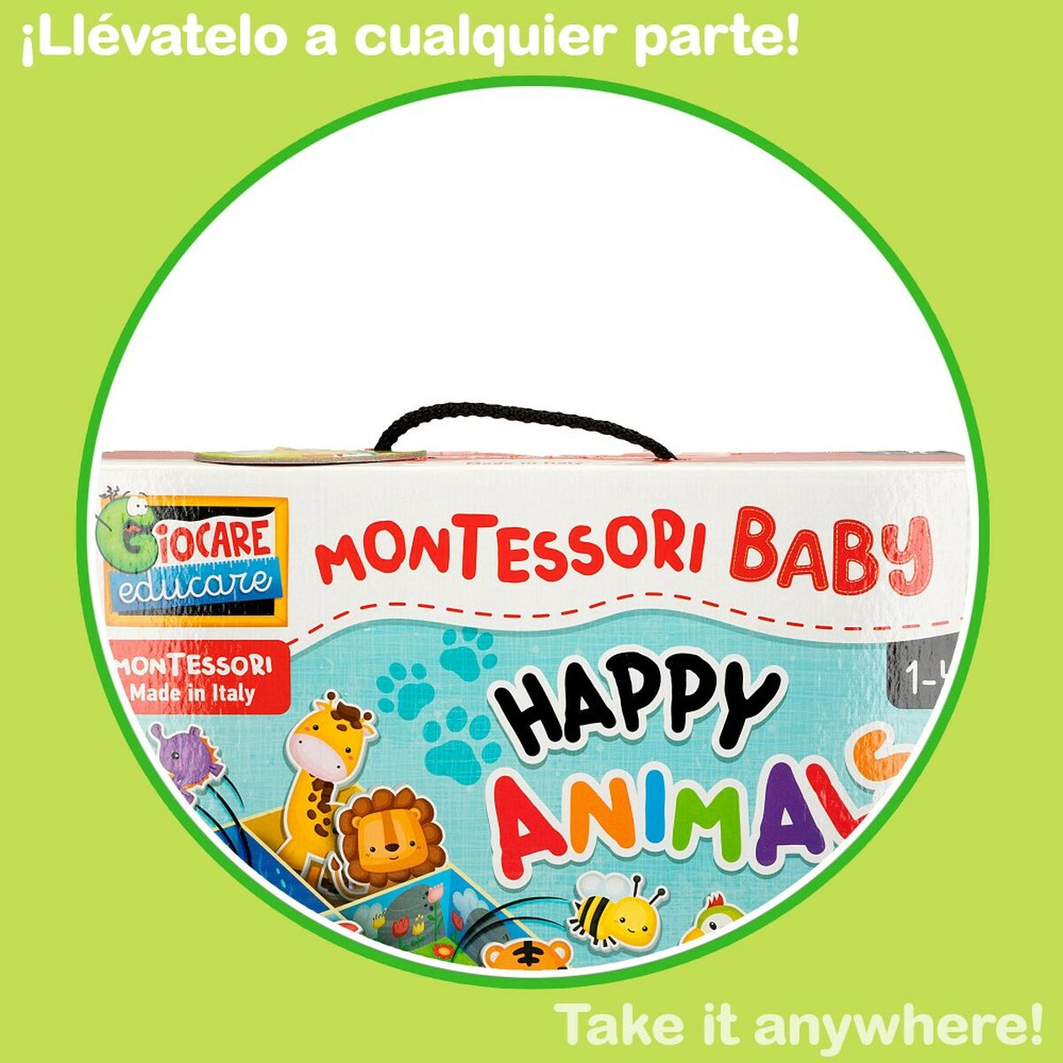 Juego Educativo Lisciani Giochi 26 x 6 x 26 cm Animales Método Montessori 67 Piezas (6 Unidades)