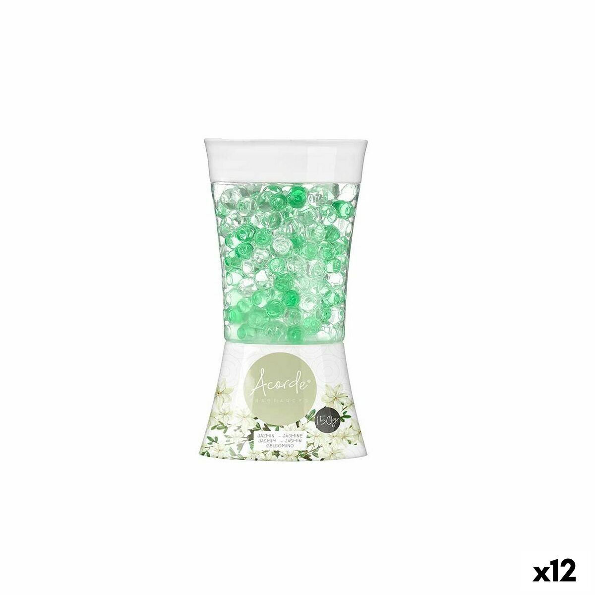 Ambientador Acorde Jazmín 150 g Gel (12 Unidades)