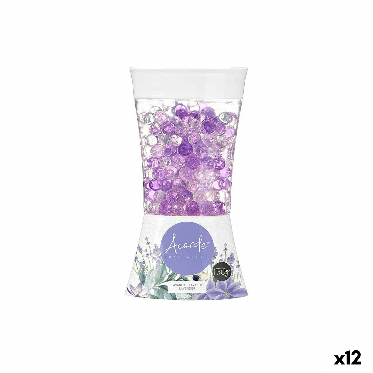 Ambientador Acorde Lavanda 150 g Gel (12 Unidades)