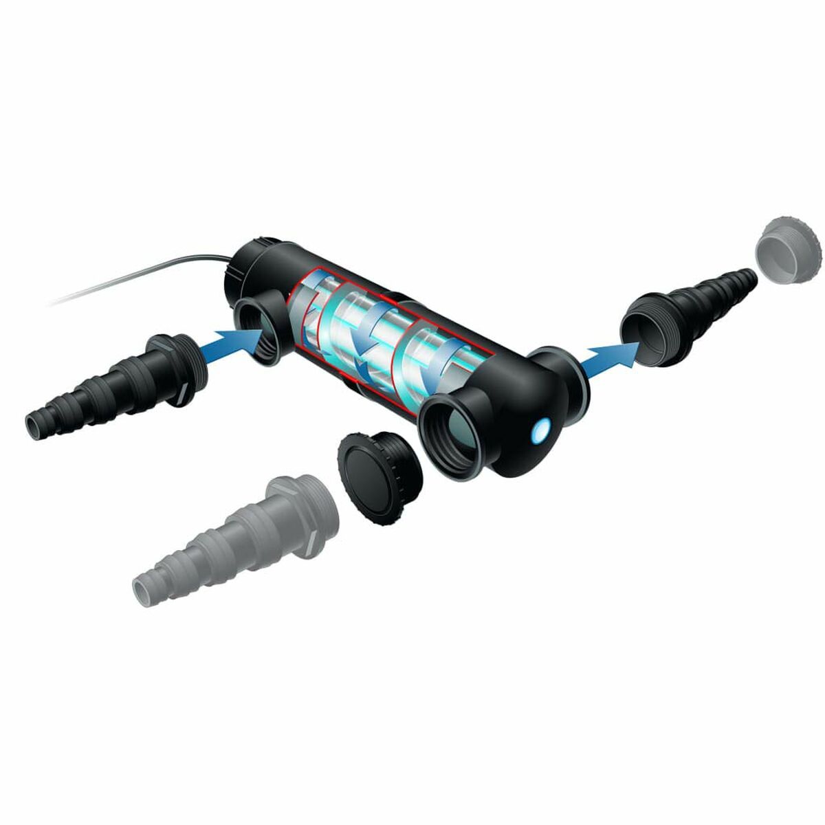 Clarificador de piscina Ubbink AlgClear 2500