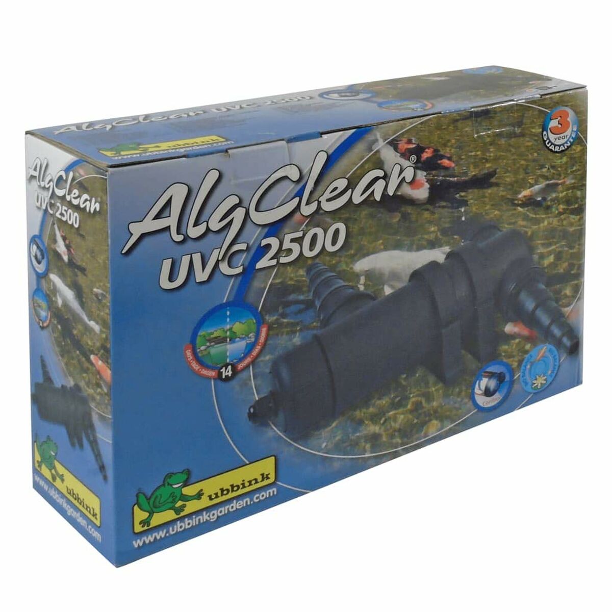 Clarificador de piscina Ubbink AlgClear 2500