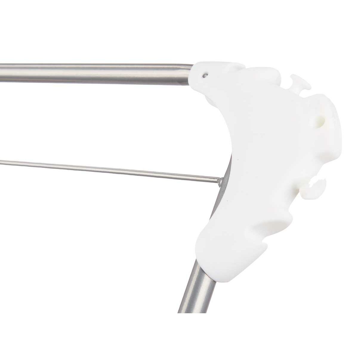 Tendedero Plegable Kipit Blanco Plateado Polipropileno Hierro 47 x 41 x 136 cm 49 x 6,5 x 47 cm Vertical (5 Unidades)