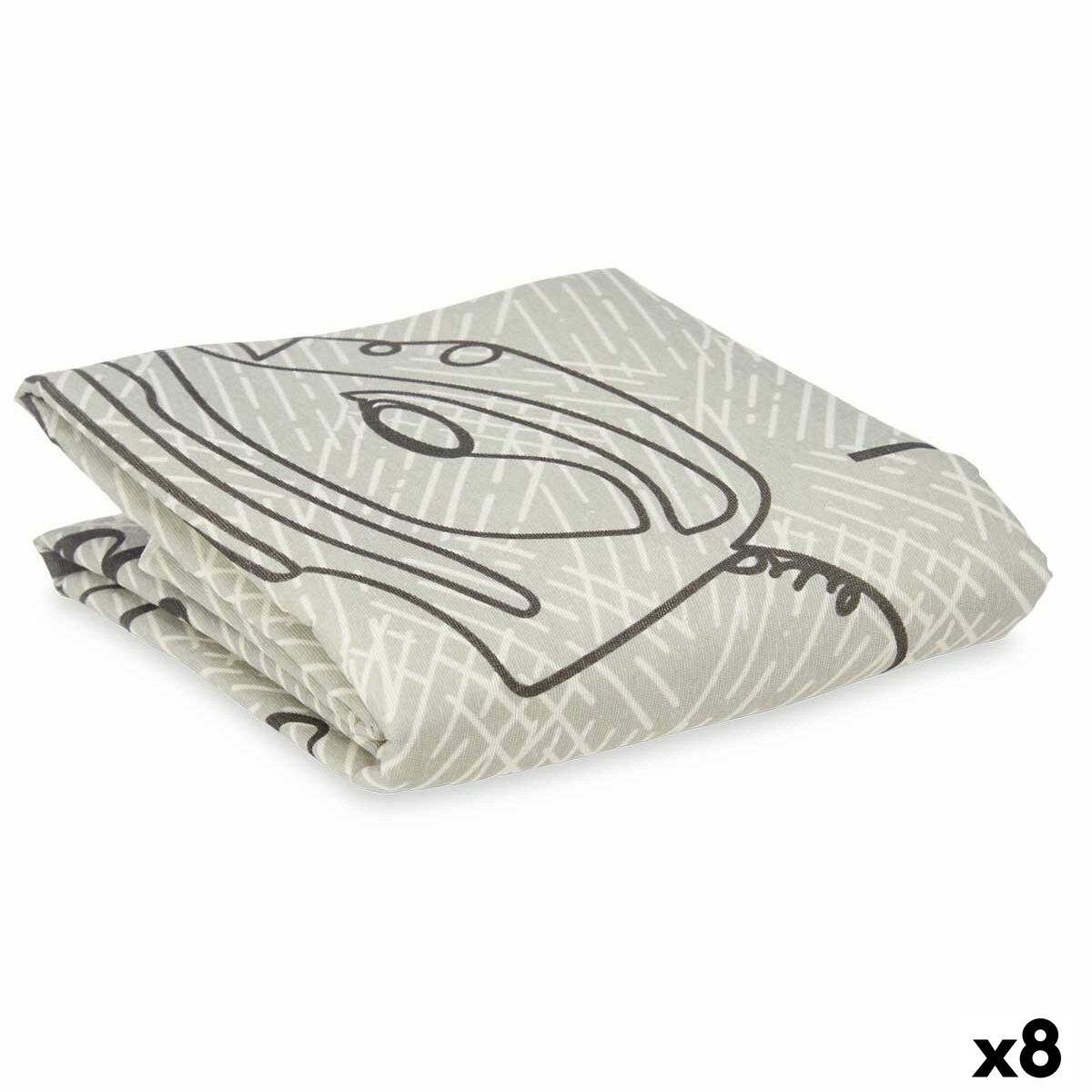 Funda Para Tabla de Planchar Kipit Gris 140 x 50 cm 24,5 x 35,3 x 5 cm 27 x 5 x 23 cm 23 x 29 x 5 cm Plancha (8 Unidades)