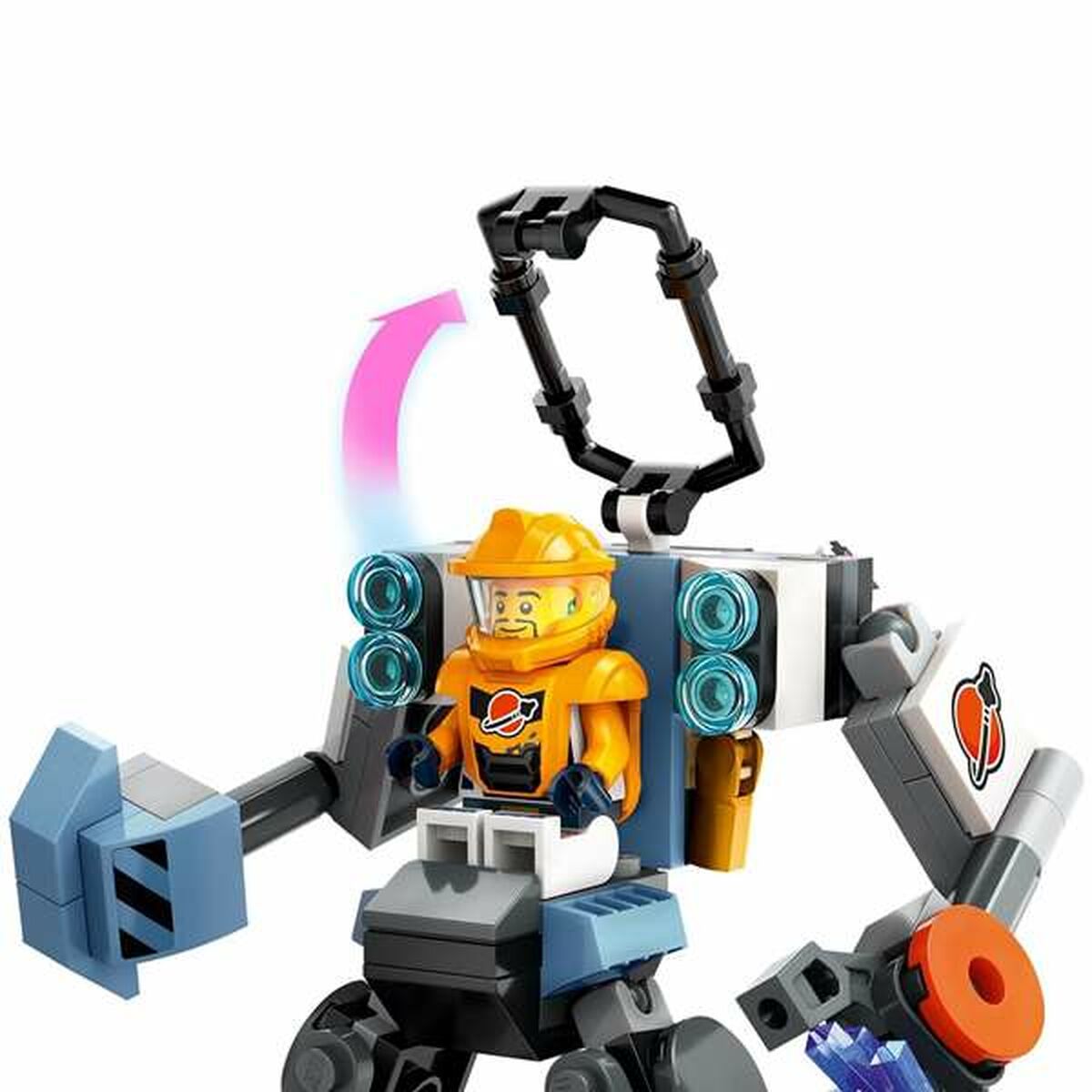 Juego de Construcción Lego City 60428 Space Mecha Multicolor 220 Piezas