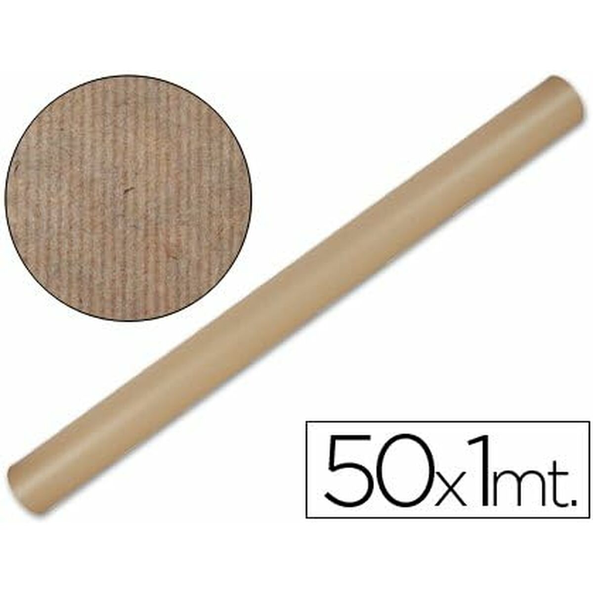 Papel de Regalo Liderpapel PK11 1 x 50 m Marrón