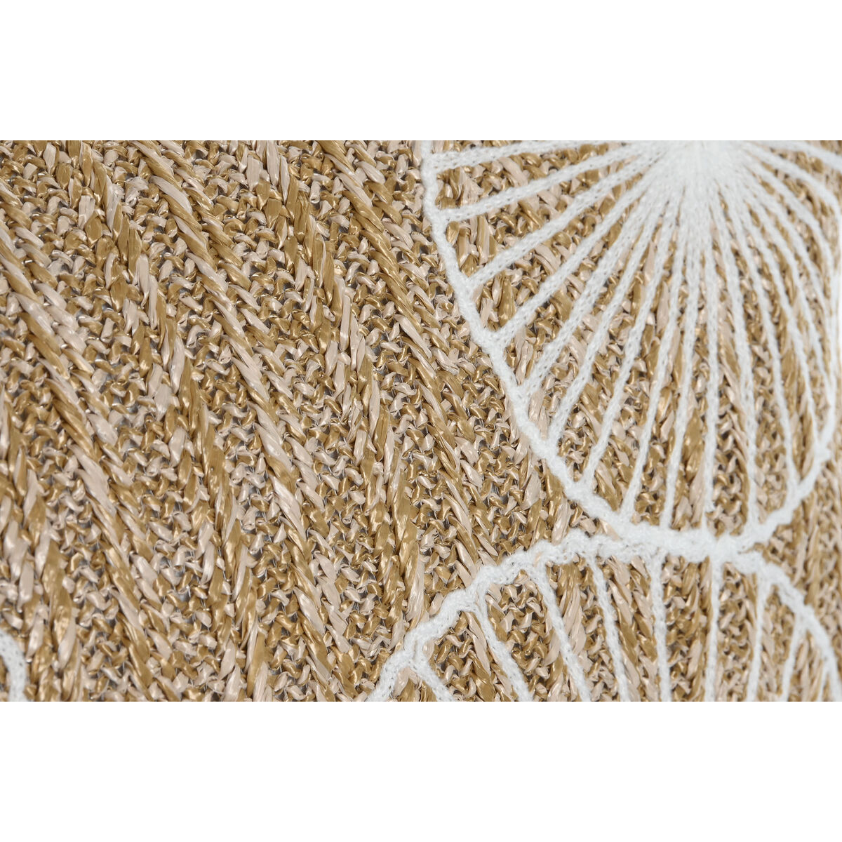 Cojín Home ESPRIT Blanco Natural 50 x 15 x 30 cm