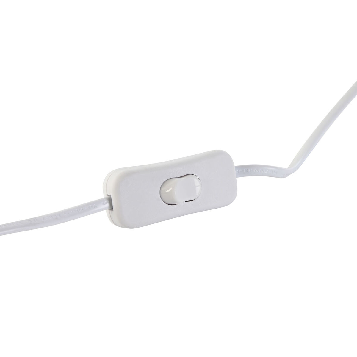 Lámpara de mesa Home ESPRIT Blanco Marrón Cristal Cuerda 220 W 60 V 28 x 28 x 45 cm (2 Unidades)