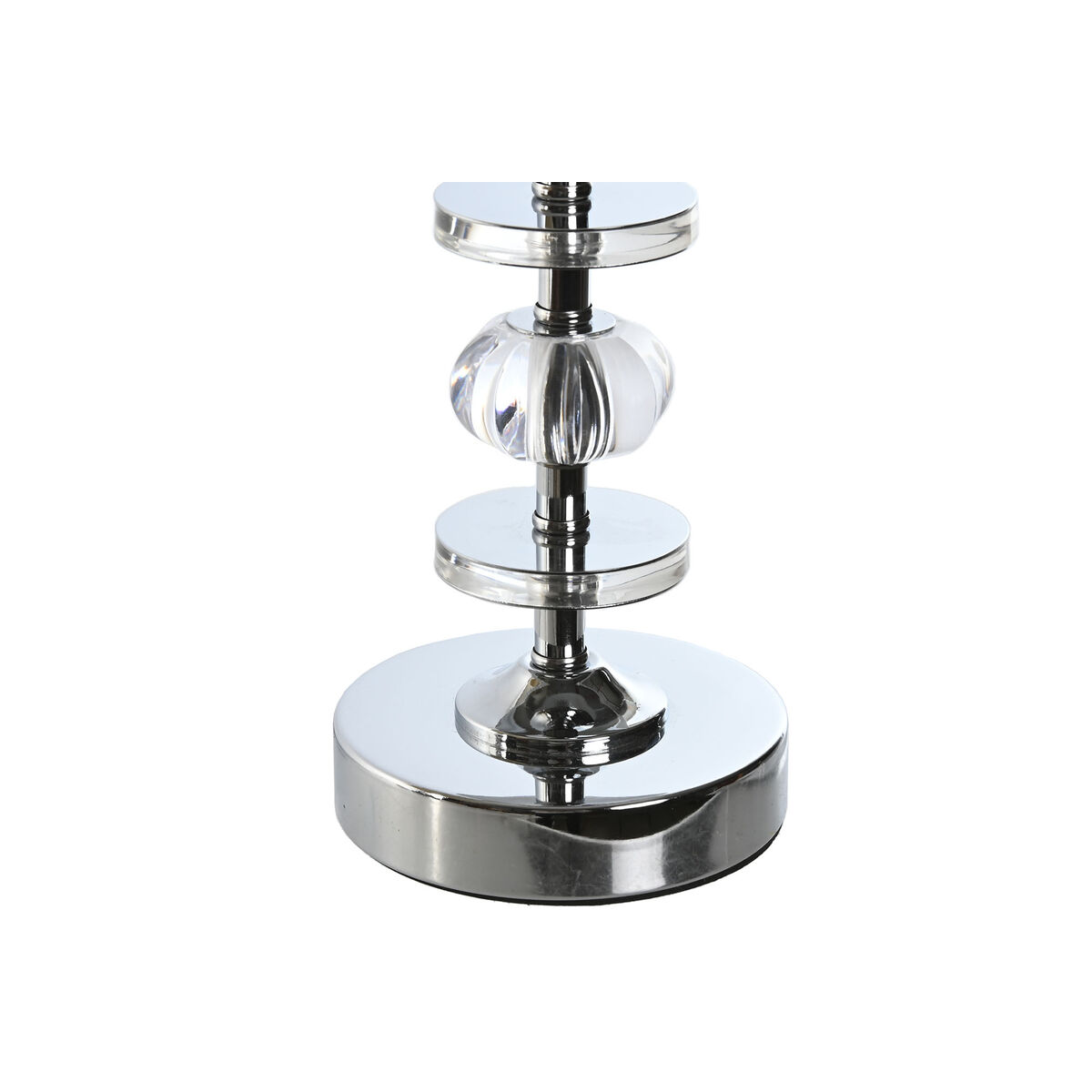 Lámpara de mesa Home ESPRIT Blanco Beige Metalizado Metal 25 W 220 V 20 x 20 x 43 cm (2 Unidades)