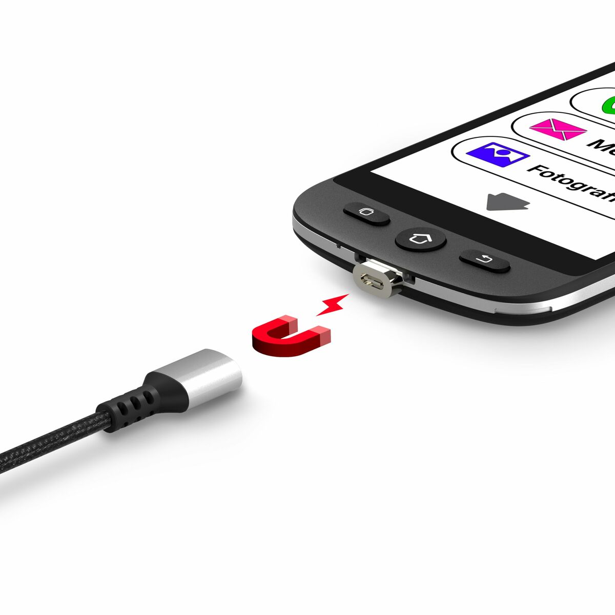 Smartphone Swiss Voice S510-M 5" 2 GB RAM 16 GB Negro