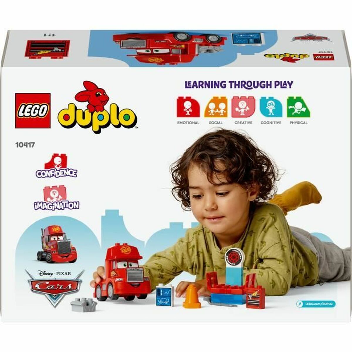 Juego de Construcción Lego DUPLO 10417 Disney and Pixar Cars Mack Race Multicolor