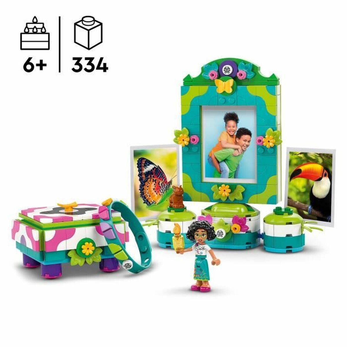 Juego de Construcción Lego Disney Encanto 43239 Mirabel's Photo Frame and Jewelry Box Multicolor