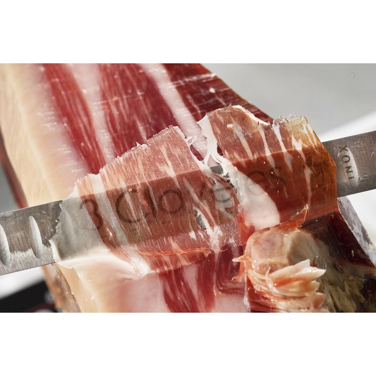 Cuchillo Jamonero 3 Claveles Pom 29 cm Acero Inoxidable