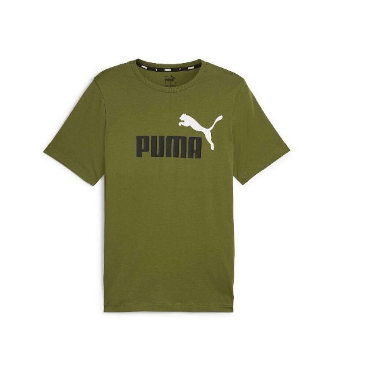 Camiseta de Manga Corta Hombre Puma ESS 2 COL LOGO 586759 35 Verde