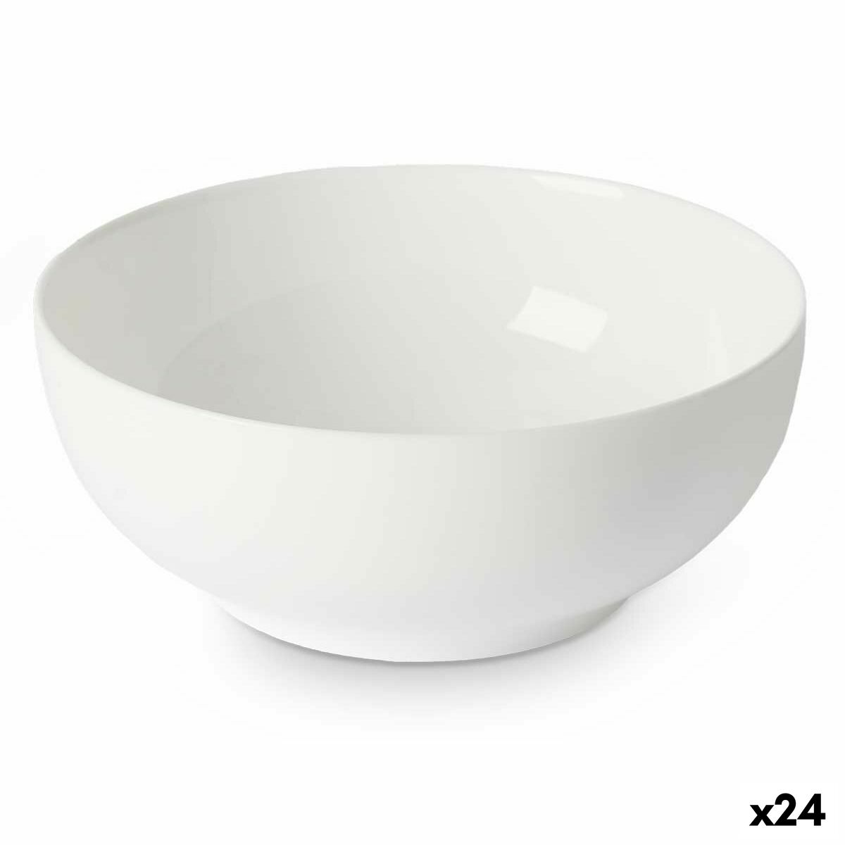 Fuente de Cocina Vivalto Blanco Vidrio opalino 18 x 7 x 18 cm (24 Unidades)
